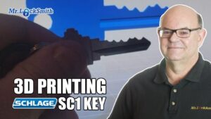 3D Printing Schlage SC1 Key | Emergency Locksmith Vancouver
